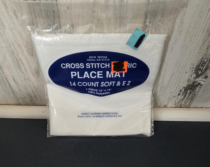 For Anne Only 2 MCG White Placemats