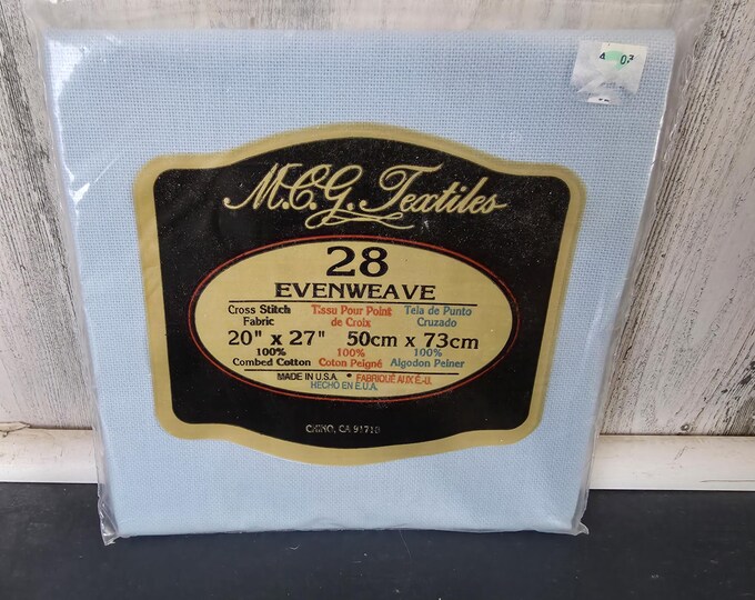MCG Textiles 28 Evenweave Cross Stitch Fabric