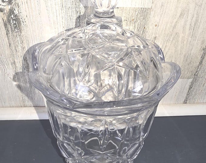 Gorham Lady Anne Round Biscuit Barrel and Lead