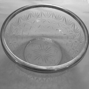 Italian Glass Starburst Bowl