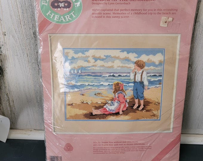 Sunday at the Seashore Needlepoint From the Heart Designed by Lynn Gertenbach