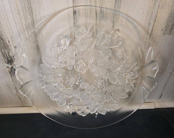 Mikasa Walther-Glas Bianca Floral Patterned Platter