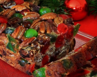 Mary Lou's Famous Homemade Traditional Southern Holiday Fruitcake 3 Pound Loaf ~ Available Year-Round!