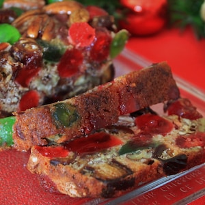 Mary Lou's Famous Homemade Traditional Southern Holiday Fruitcake 2 Pound Loaf Available Year-Round image 4