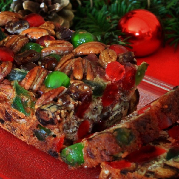 Mary Lou's Famous Homemade Traditional Southern Holiday Fruitcake 1 Pound Loaf  ~ Available Year-Round!