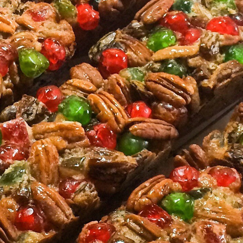 Mary Lou's Famous Homemade Traditional Southern Holiday Fruitcake 2 Pound Loaf Available Year-Round image 3