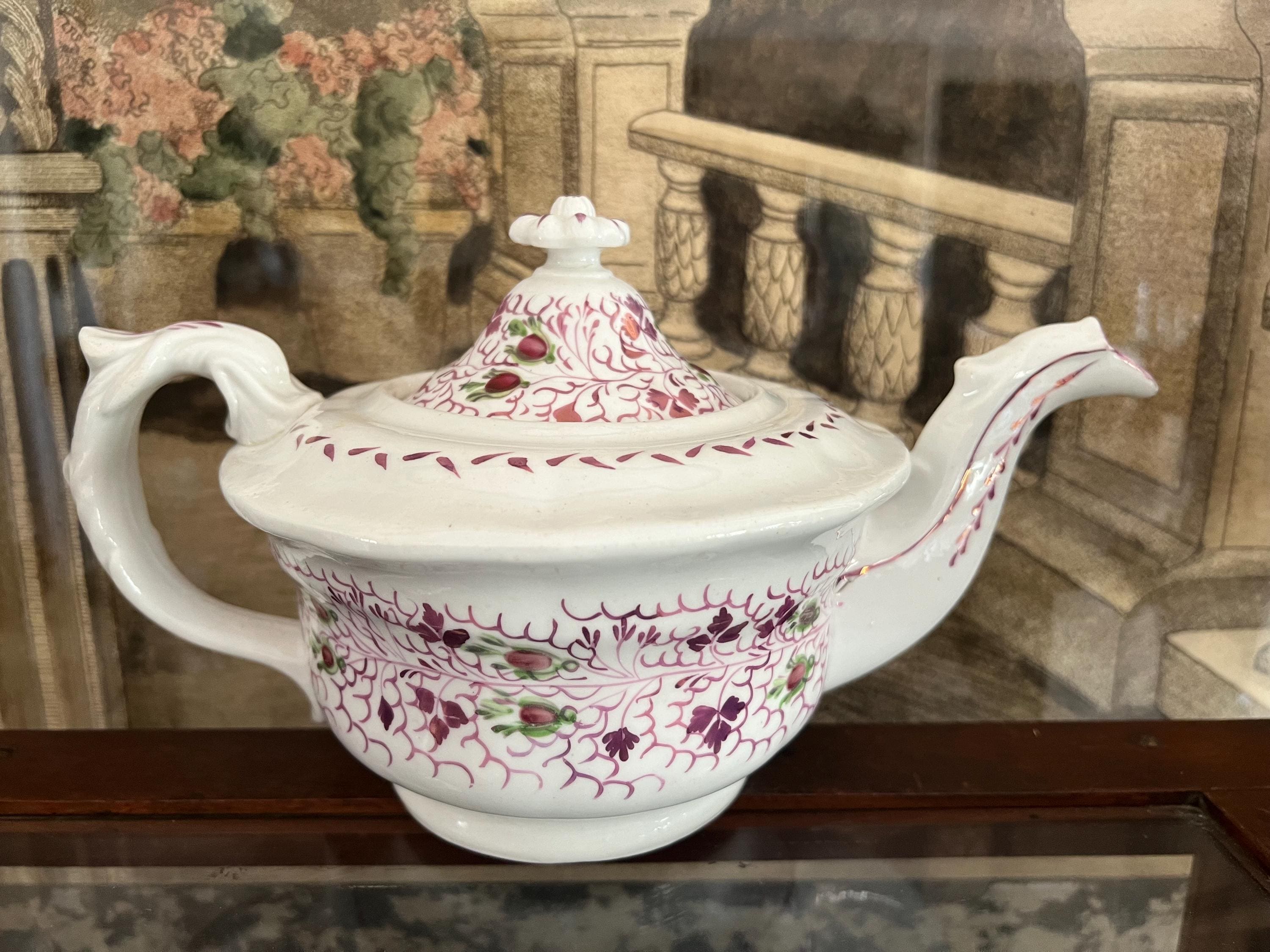 Old French Teapot - Etsy