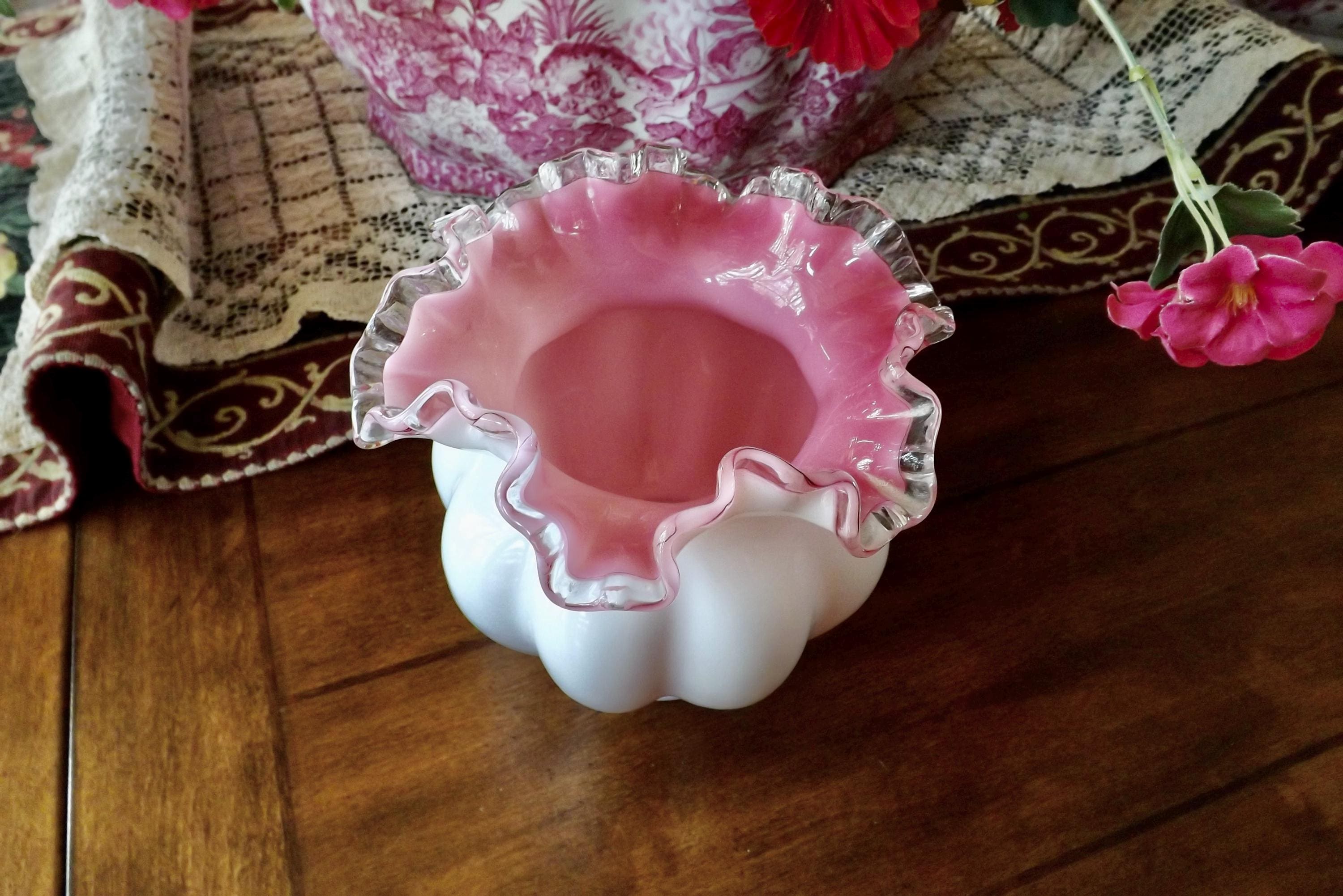 Fenton Ruffled Vase - Etsy