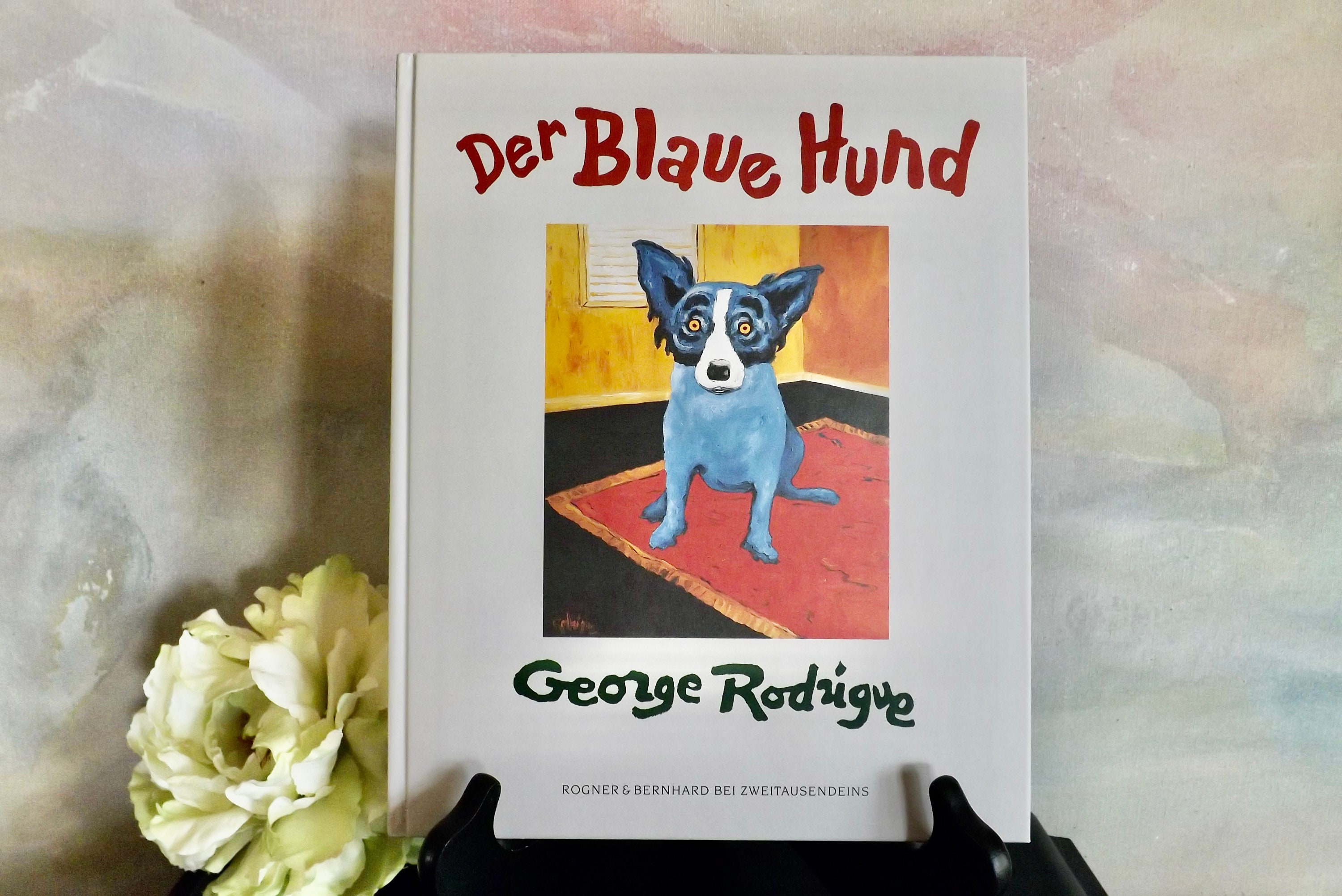 Vintage Der Blaue Hund Book Rodrique Signed Special Etsy