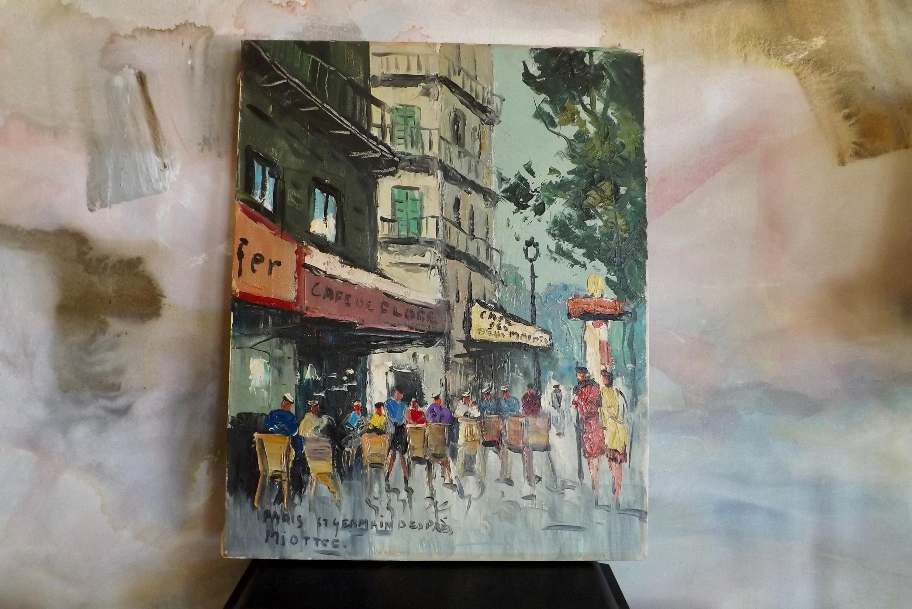 Original Oil Paintings Artwork Paris Streets - Etsy