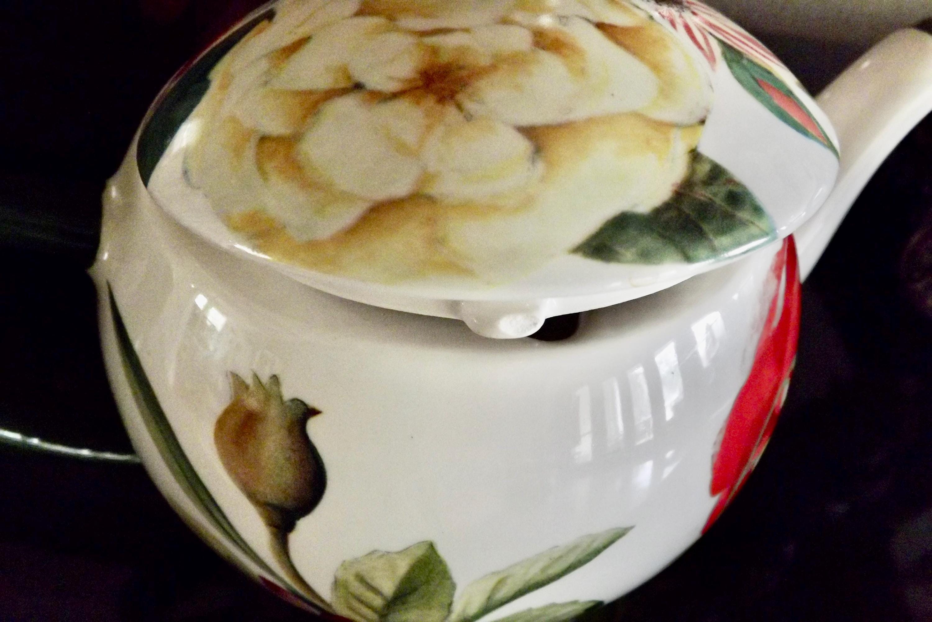 French Gien Faience Teapot Volupte Floral Design - Etsy