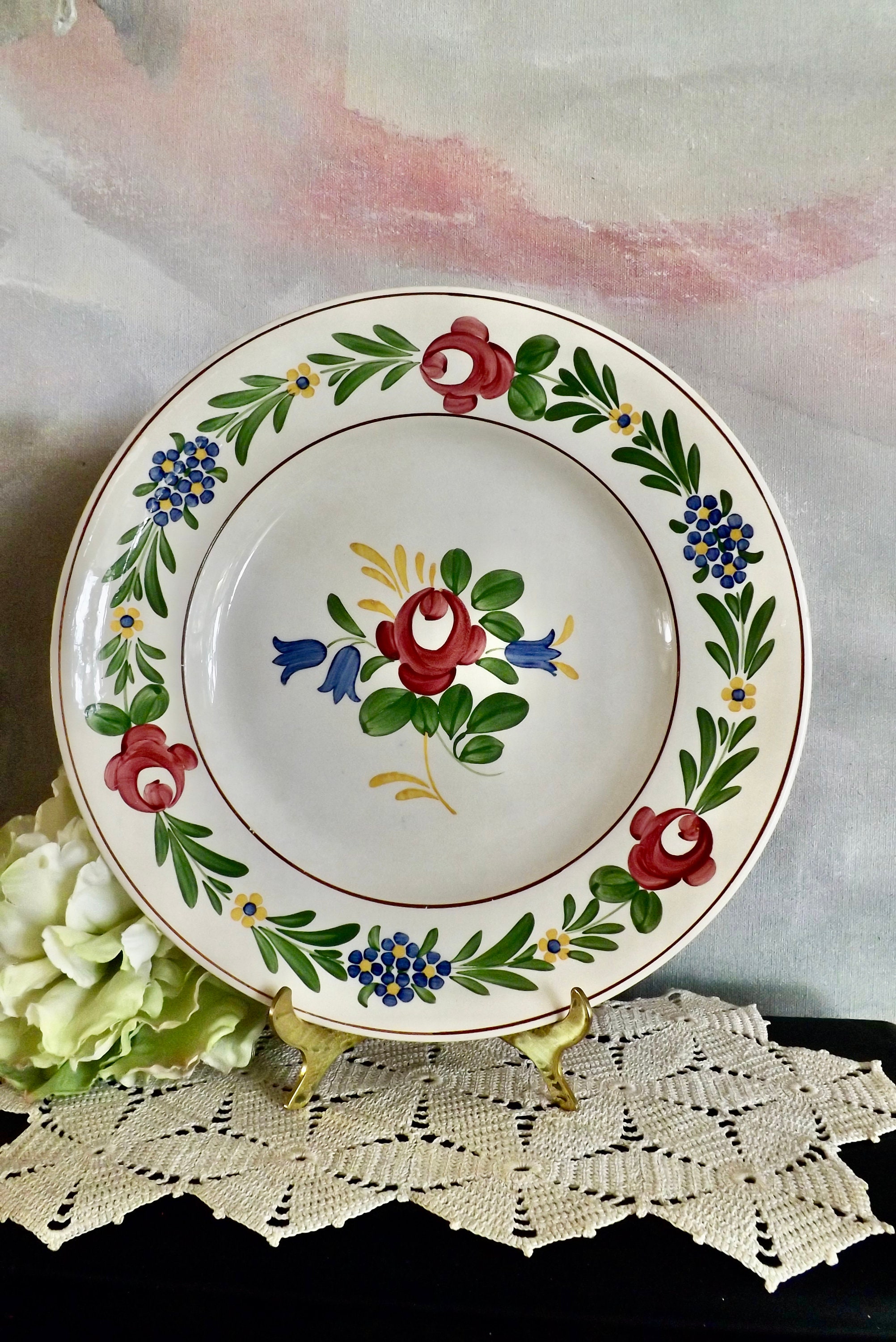 Villeroy & Boch Dresden Saxony 5630 Flowers Design Made in
