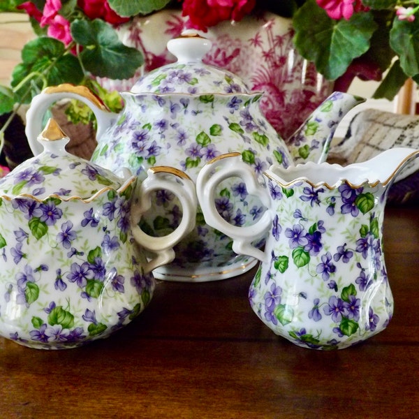 Chintz Teapot Etsy