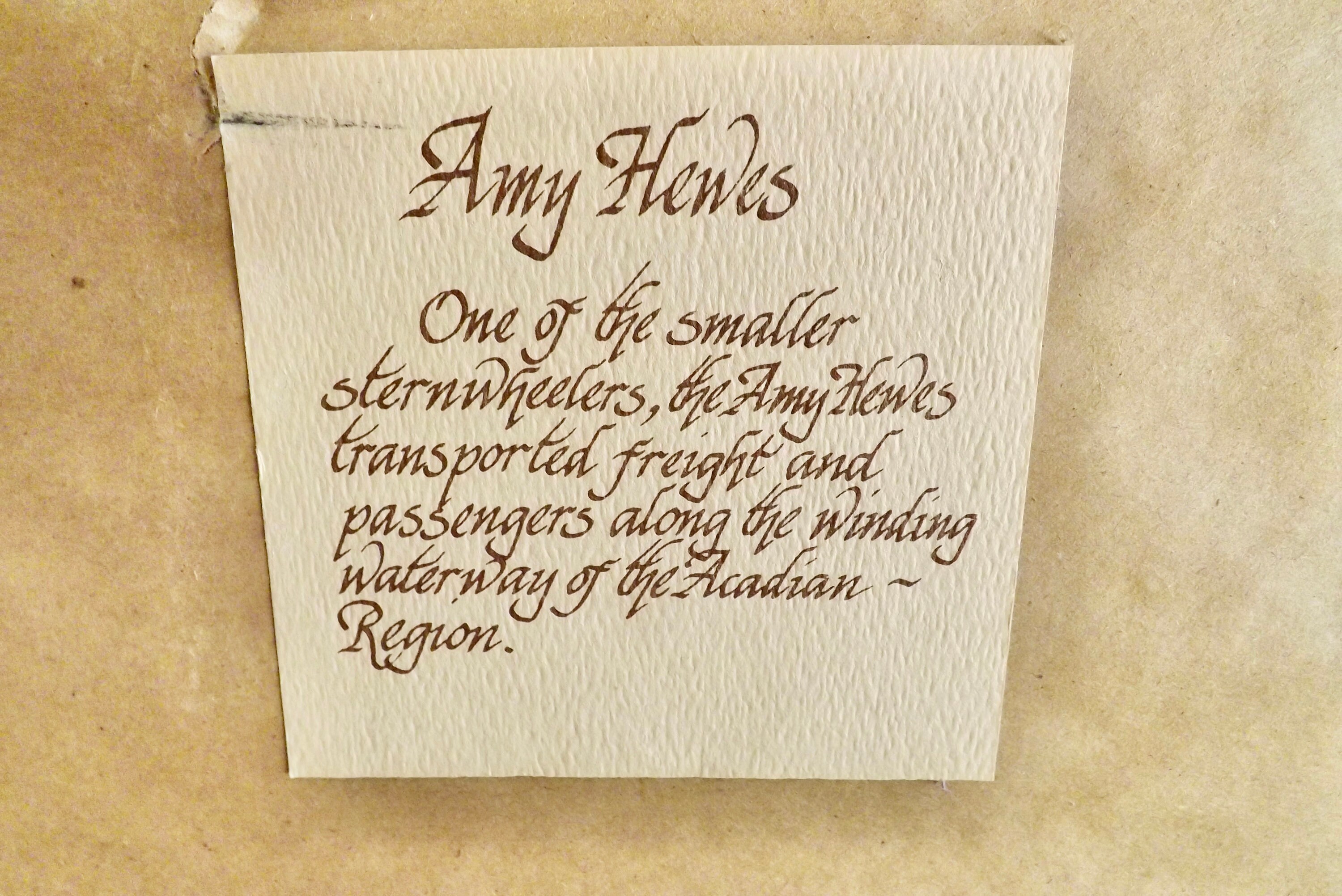 Glen P Weber Signed Etching: Steamboat 'amy Hewes' Framed Marine