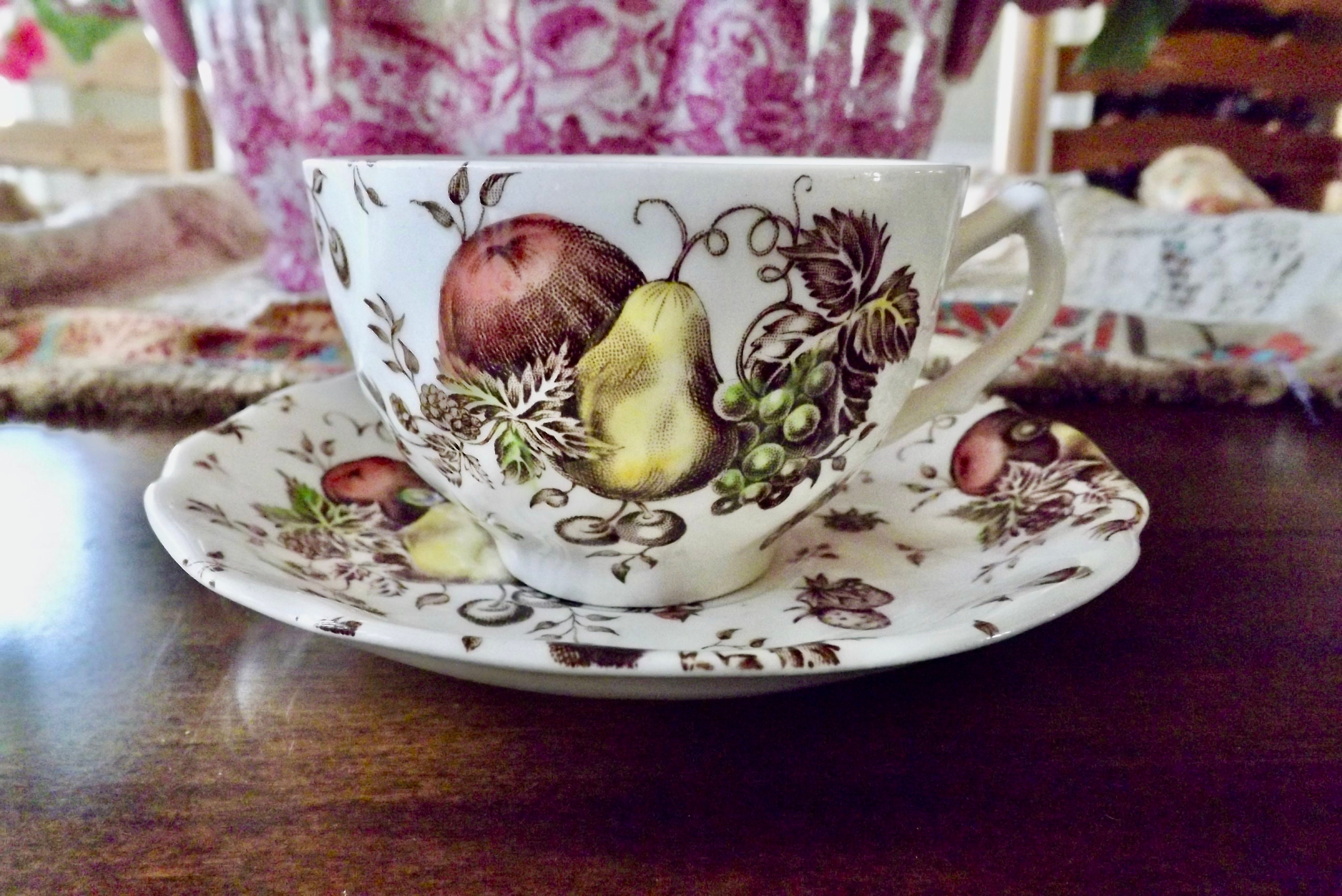 Johnson Brothers Autumn's Delight Tea Cup and Saucer Set - Etsy