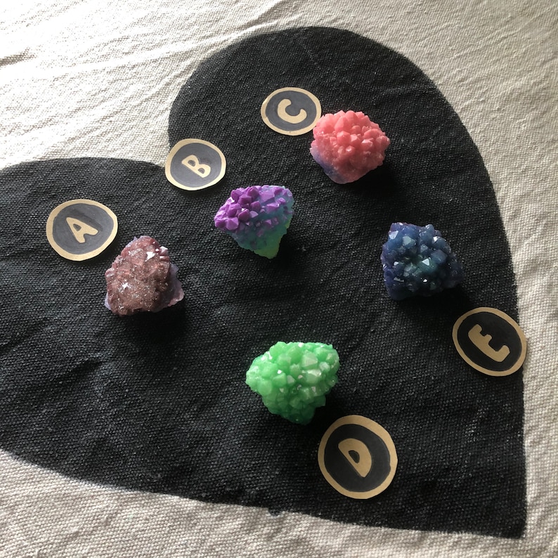 Small Glow in the dark Crystal Cluster