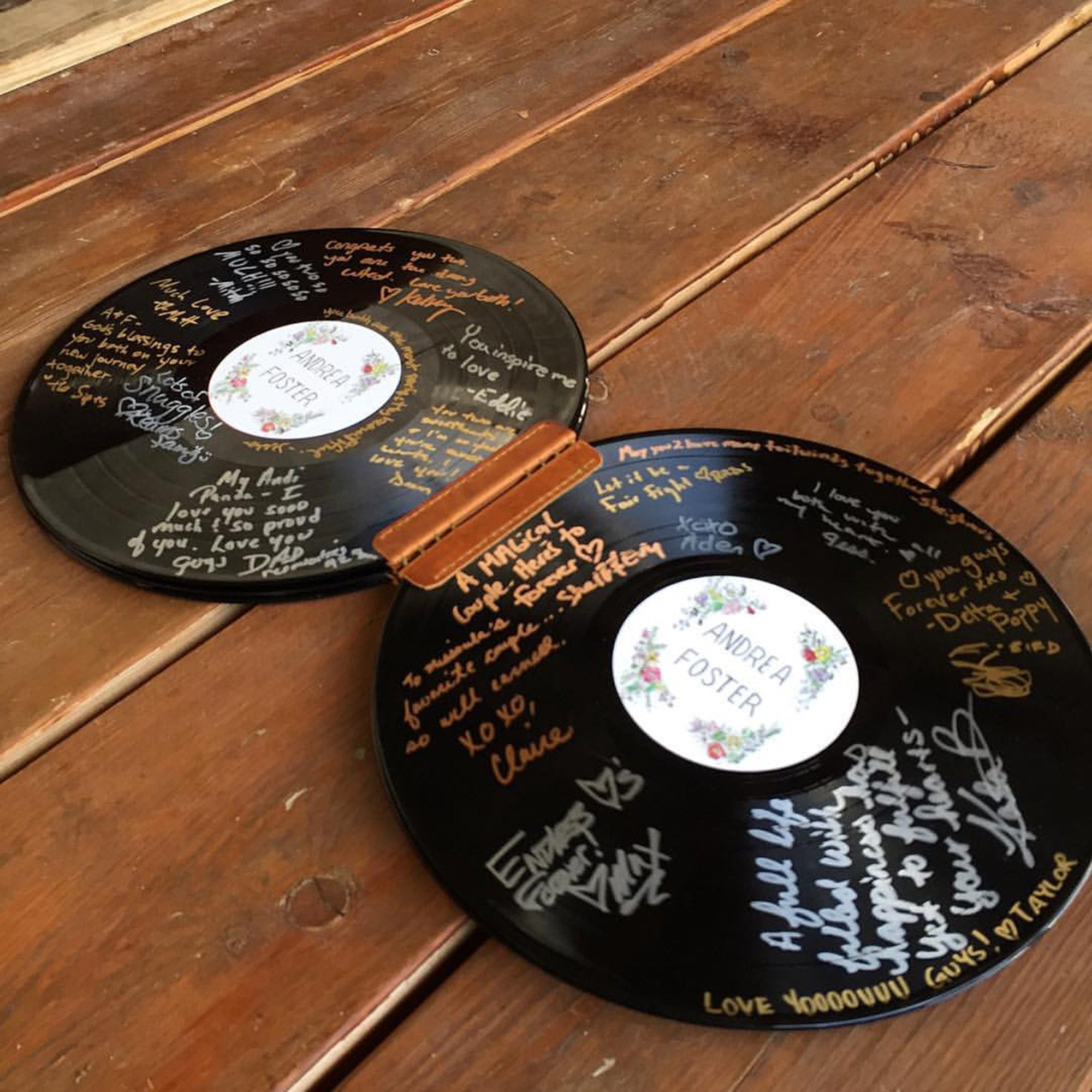 Medium Sized Alternative Wedding Guest Book Vinyl Record Etsy