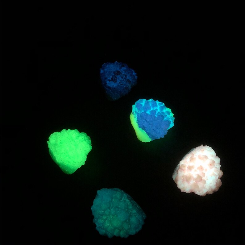Small Glow in the dark Crystal Cluster