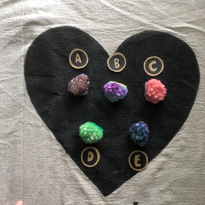Small Glow in the dark Crystal Cluster