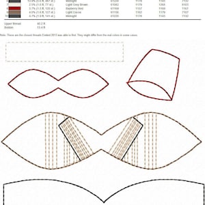 DIGITAL FILE Doctor Eleven outfit fez felt clippies 4x4 5x7 6x10 ITH Machine Embroidery Design download clips felties pin magnet geek bowtie