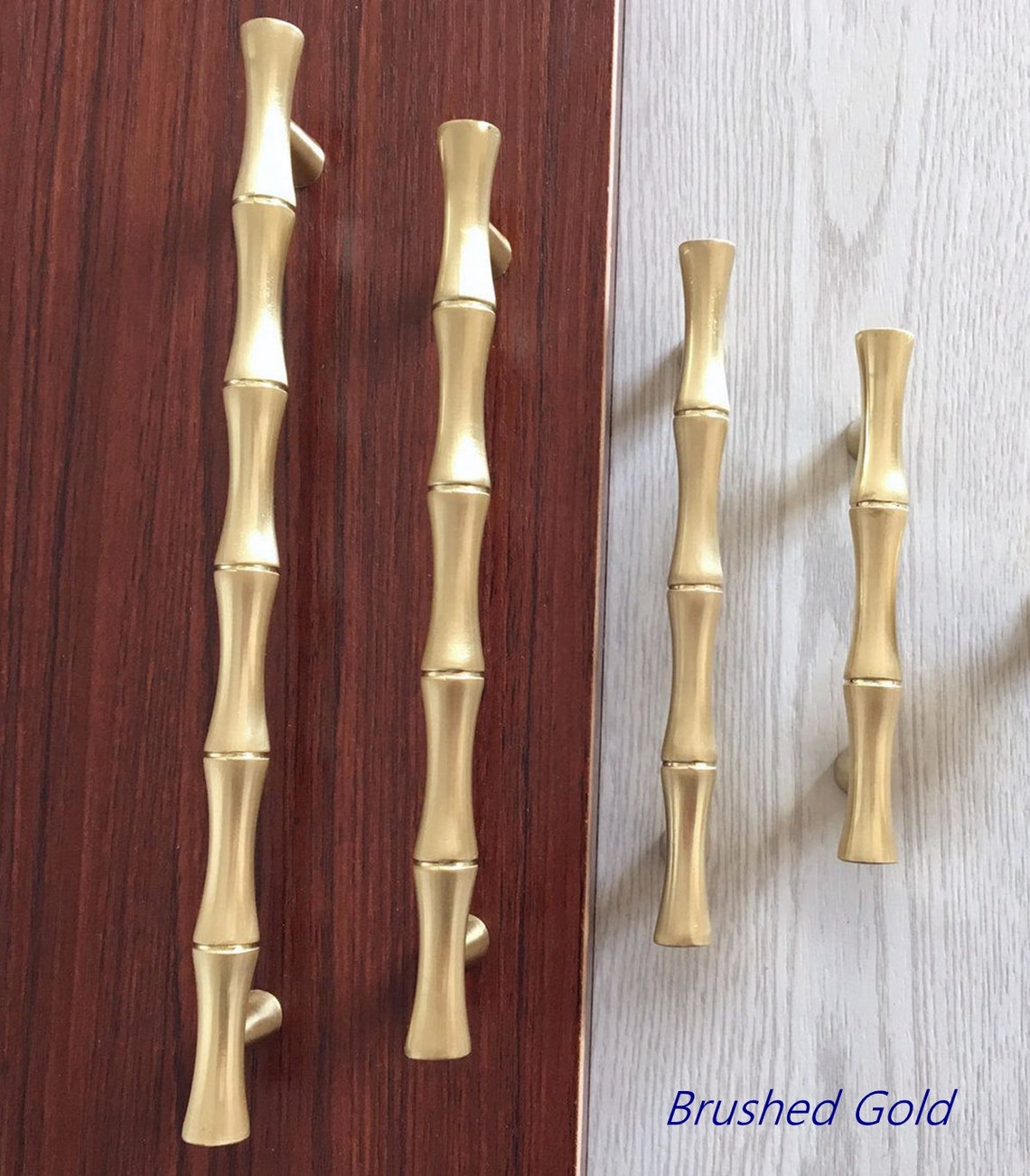 2.5 3.75 5 6.25 Bamboo Drawer Pulls Etsy