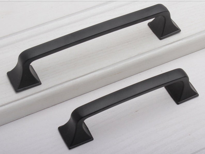 3.75 5 6.3 Drawer Knob Pulls Dresser Pull Knobs Handles Kitchen Cabinet Door Cupboard Handles Retro Rustic Furniture Black 96 128 160 mm