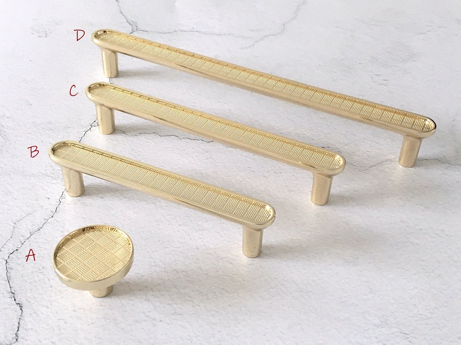 3.75 5 7.5 Gold Drawer Handles Knobs Pulls Etsy