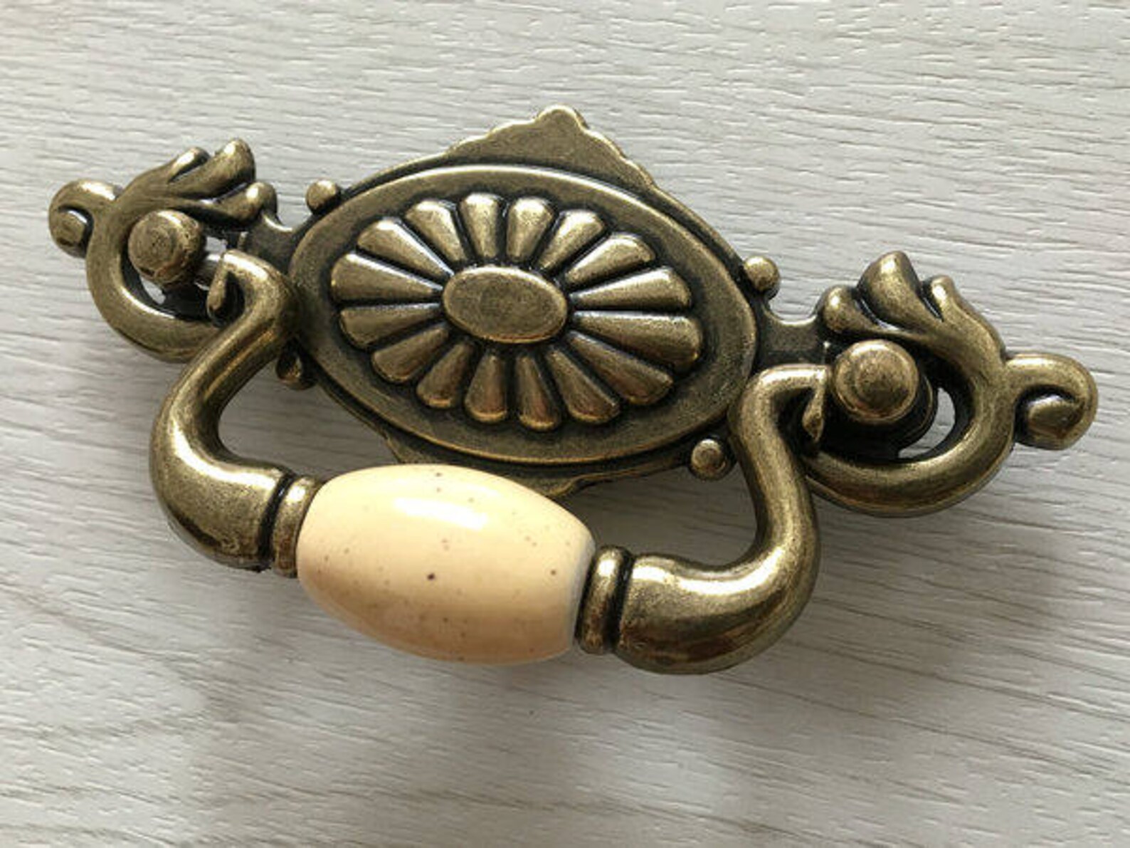 2.25 Drop Bail Dresser Pulls Ceramic Drawer Pull Handles Etsy