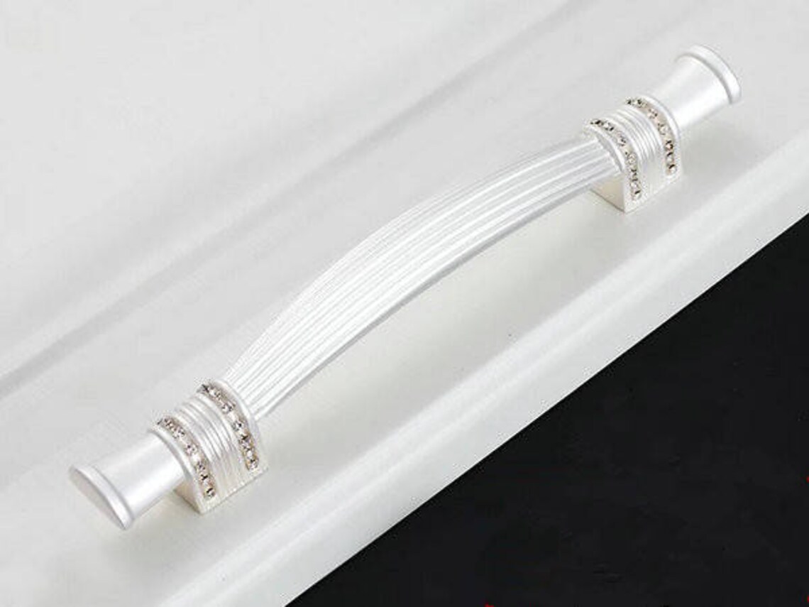 5 6.3 7.5 8.8 Crystal Door Handles Drawer Pulls Etsy