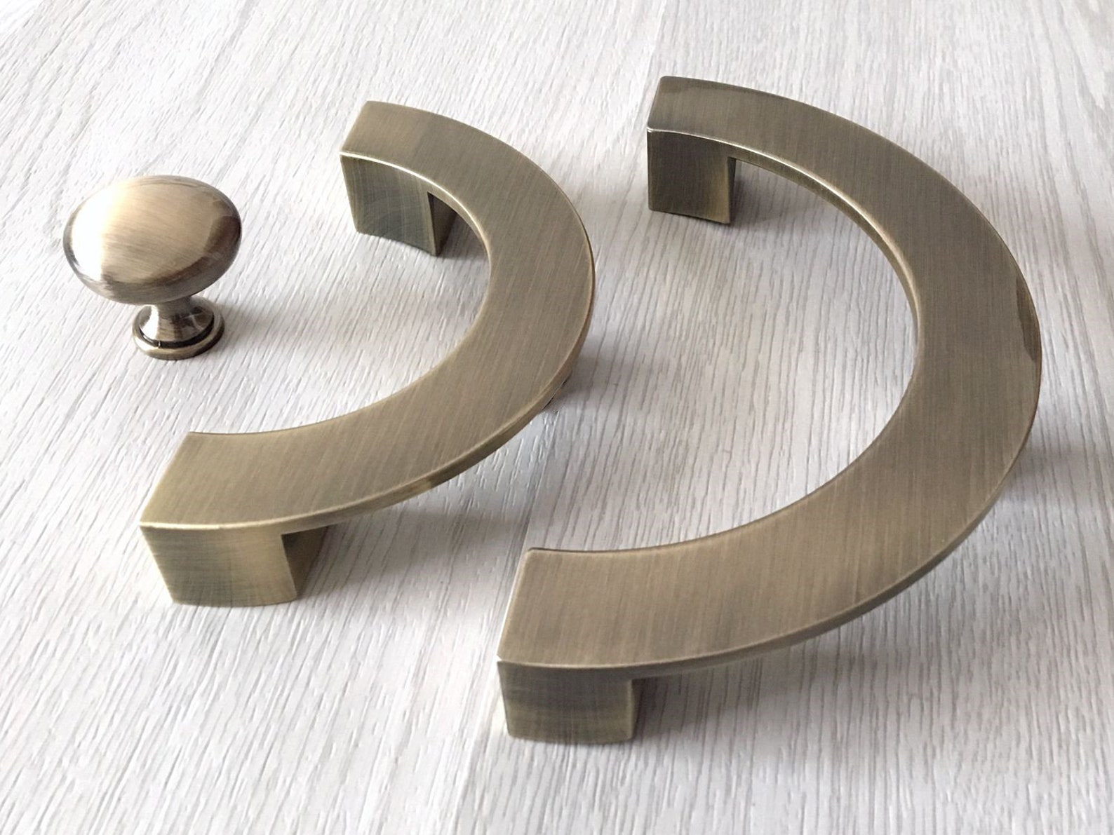 3.75 5 Half Circle Pull Handle Brushed Etsy UK