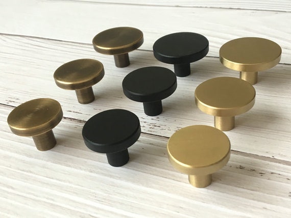 Brass Knob Dresser Knob Drawer Knobs Pulls Knobs Handles Etsy