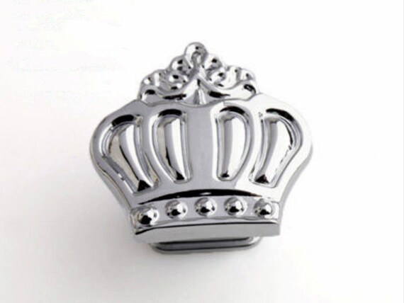 Crown Knob Kids Dresser Knobs Drawer Knobs Pulls Gold Silver Etsy