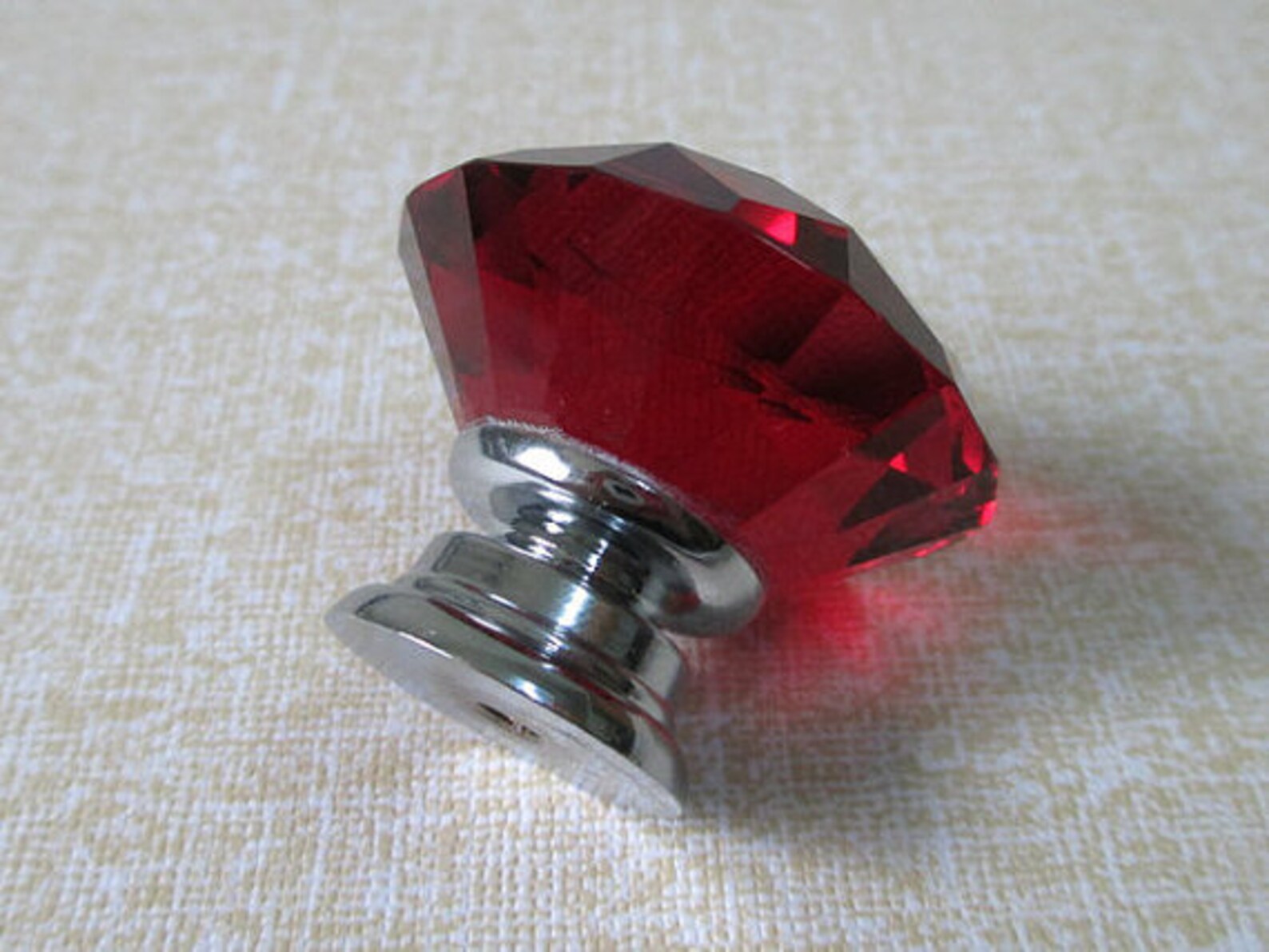 Red Glass Knobs / Dresser Knobs / Drawer Knobs Pulls Handles Etsy