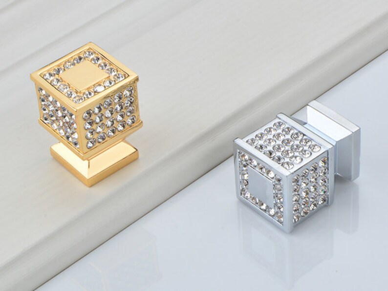 rhinestone knobs for dressers