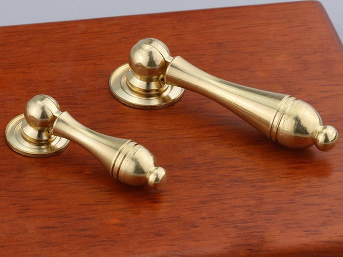 Brass Drop Pull Knob Dresser Knobs Drawer Knobs Pulls Knobs Etsy