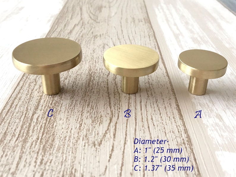 Cabinet Pull Handles Knobs Bar Handle Brushed Gold Brass Dresser Knob Pull Drawer Knobs Pulls Handles Kitchen Cabinet Hardware Square Simple image 4