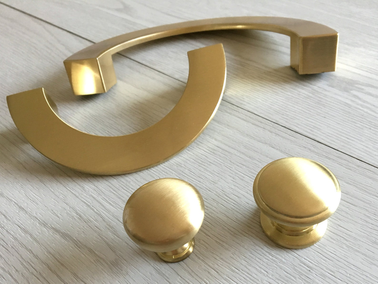 3.75 5 Half Circle Pull Handle Brushed Etsy