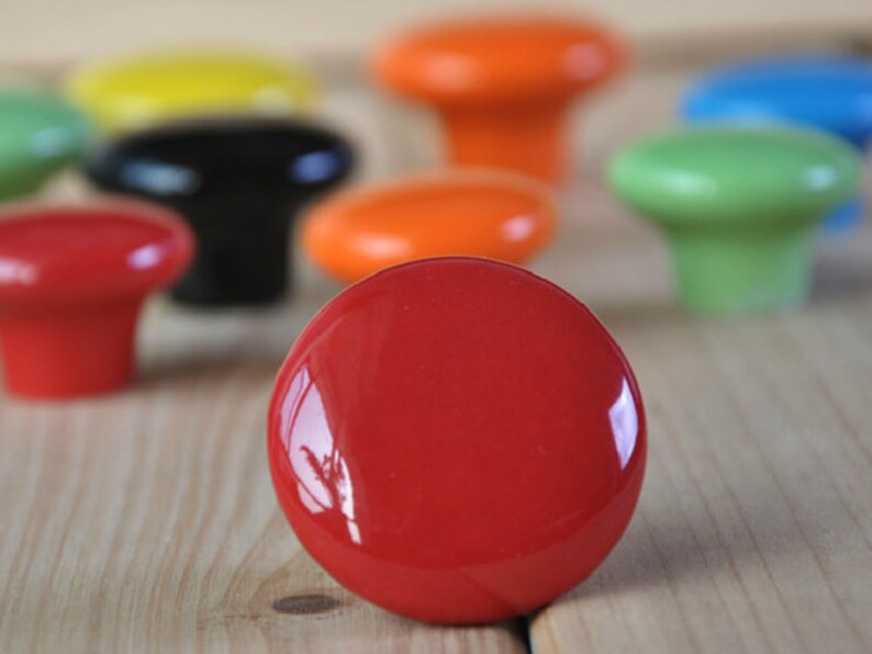 Knobs Dresser Knob Drawer Pulls Handles Ceramic Knob Etsy