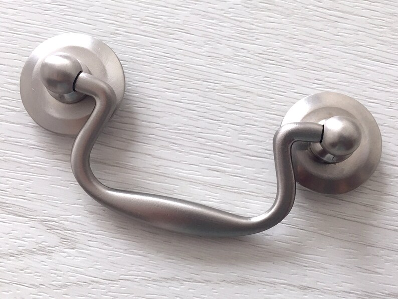2 3/4 Bail Drawer Pulls Handles Drop Dresser Pull Handle Etsy