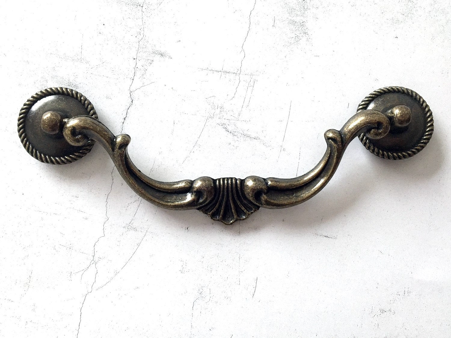 5.5 Vintage Style Drop Bail Dresser Pull Drawer Pulls Etsy