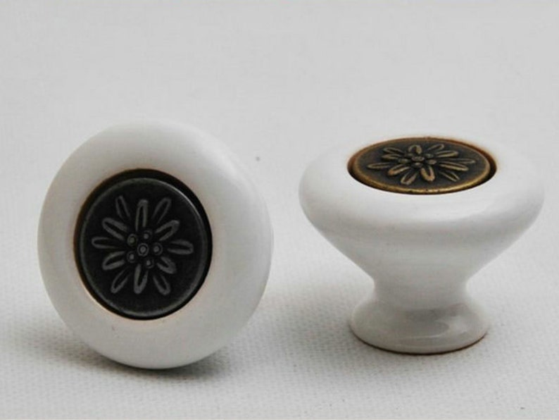 Dresser Knobs Drawer Knob Pulls Handles / White Knobs Etsy