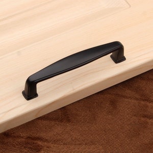 3.75 5 6.3 Black Dresser Knob Drawer Pulls Handles Knobs Cabinet Door Knob Retro Kitchen Furniture Handle Pull Hardware 96 128 160 mm 3.75" (96 mm)