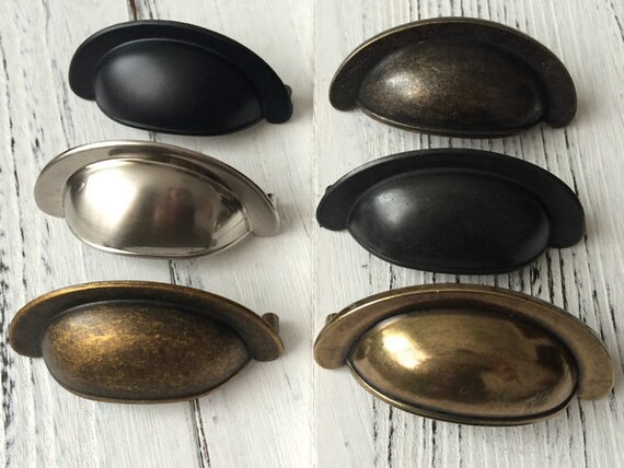 2 75 cup bin drawer pulls dresser pull handle cabinet etsy