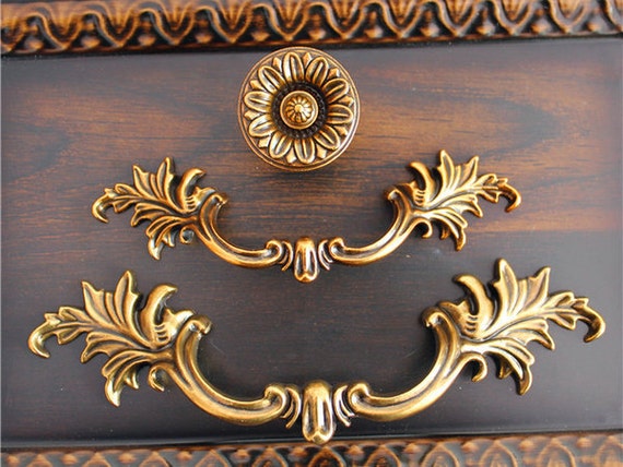 Buy 3 3.75 Dresser Knobs Pulls Drawer Pull Handles Antique Gold Brass  Cabinet Handles Pulls Knobs Door Handle 76 96 Mm Aroserambling Online in  India 