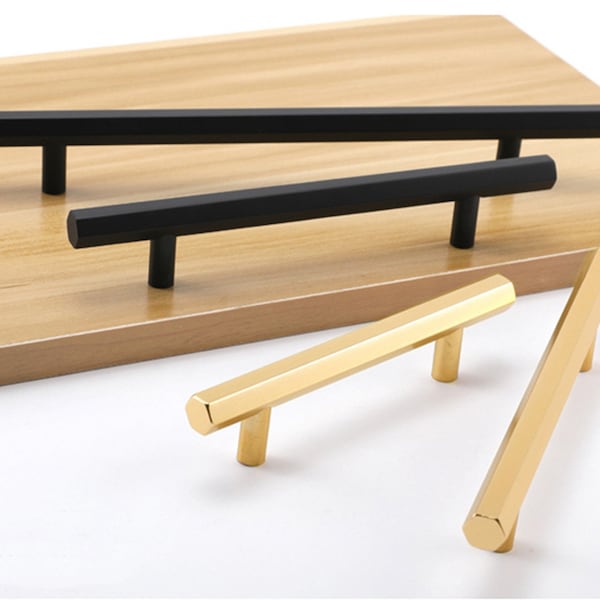 Black and Gold Pulls Etsy