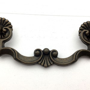 4 1/2 Rustic Drop Bail Drawer Knobs Pulls Handles Dresser Knob Antique Bronze Cabinet Door Pulls 4.5 114 mm ARoseRambling Vintage Style Bail Drawer Pull