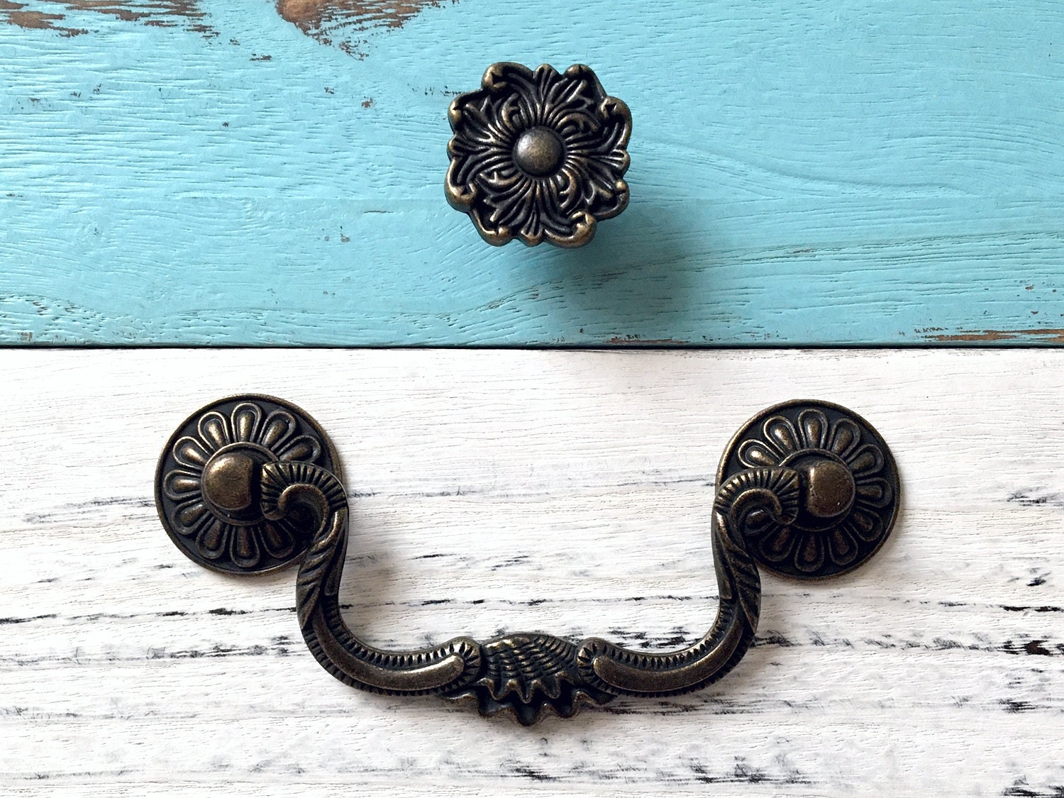 4 "drop handles bail drawer tire poignée boutons commode bouton dark antique bronze rustique armoire porte 100 mm aroserambling vintage style