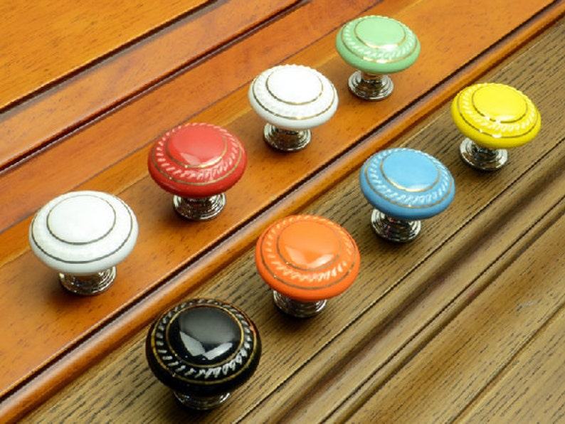 Knobs Dresser Knob Drawer Knobs Pulls Handles Ceramic Etsy