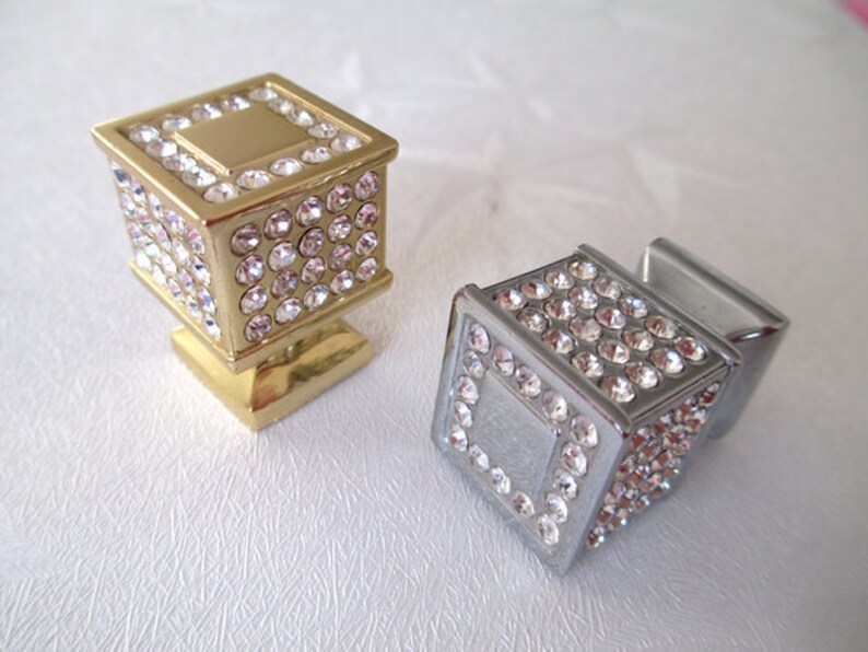 rhinestone knobs for dressers