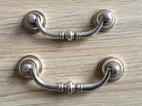 3 5 4 25 Drop Bail Swing Dresser Pulls Drawer Pull Etsy